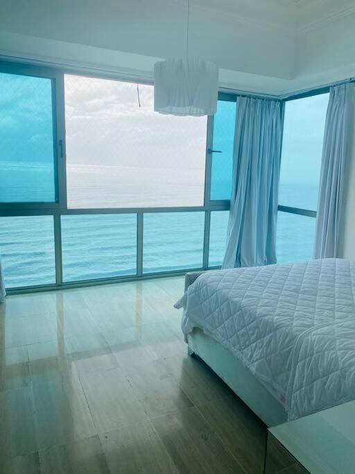 Habitacion Privada Con Vista Al Mar Ambar, Malecon Santo Domingo Esterno foto