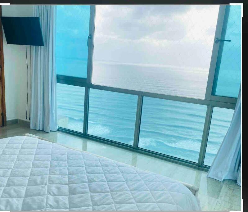 Habitacion Privada Con Vista Al Mar Ambar, Malecon Santo Domingo Esterno foto